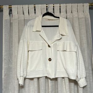 Molly Green button up blouse